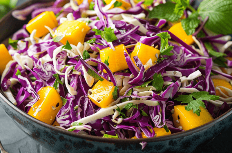 Mango/kålsalat