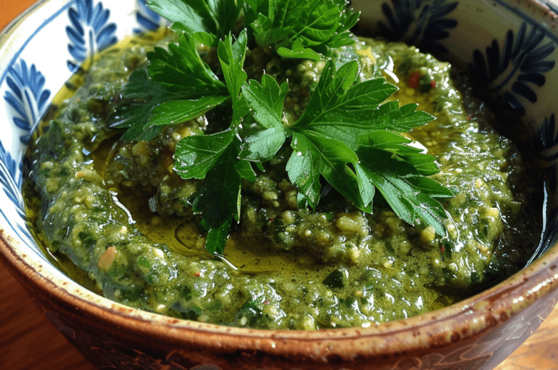 Persille pesto.